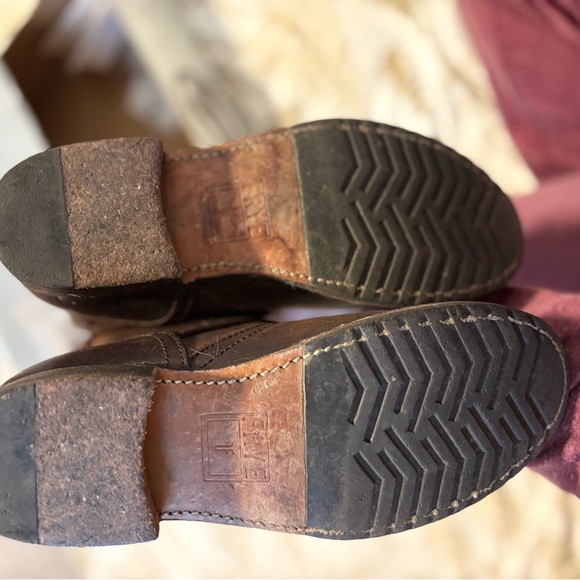Frye Dark Brown Veronica Slouch Leather Knee-High Boots - Picture 6 of 6